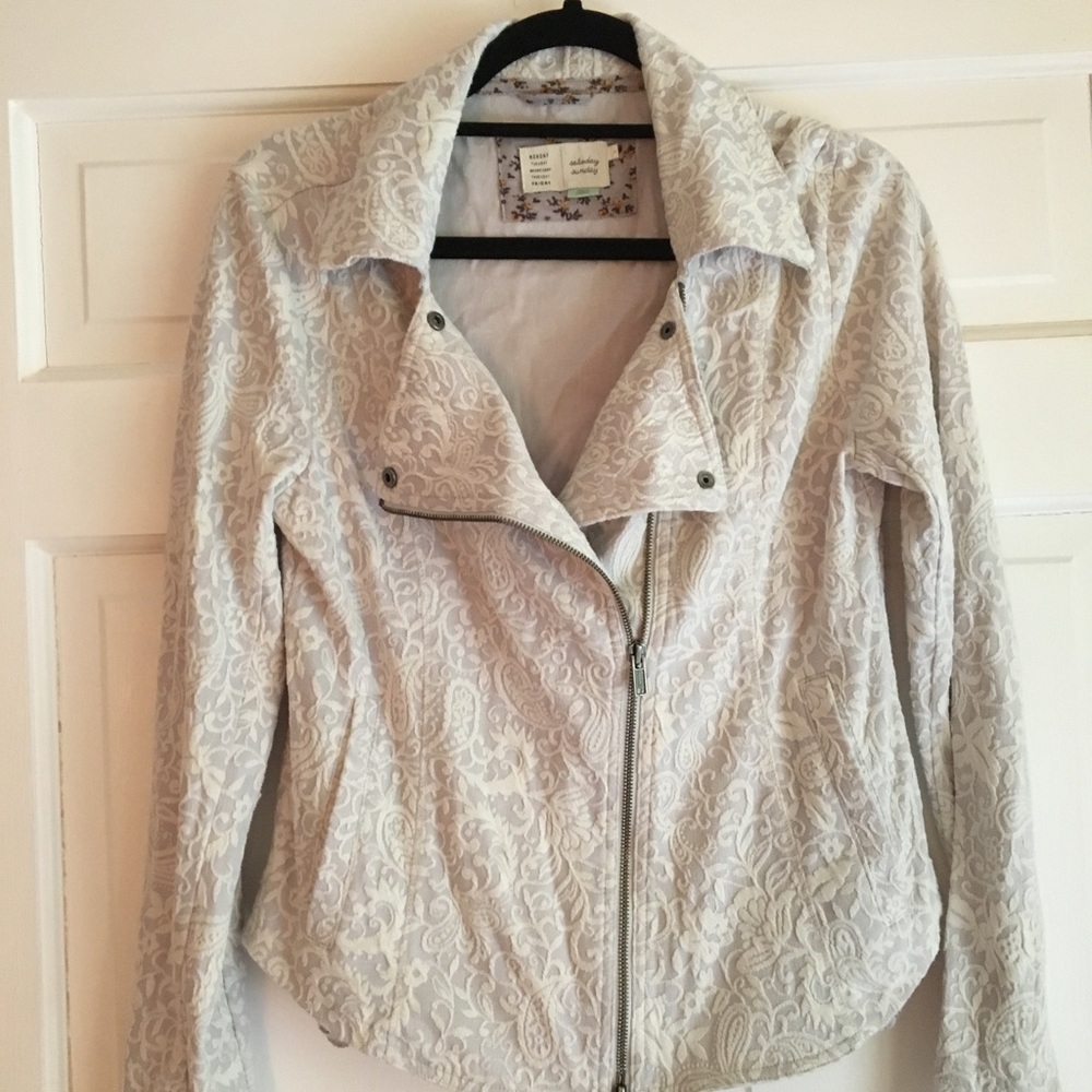 Anthropologie Saturday Sunday lace detail jacket size S